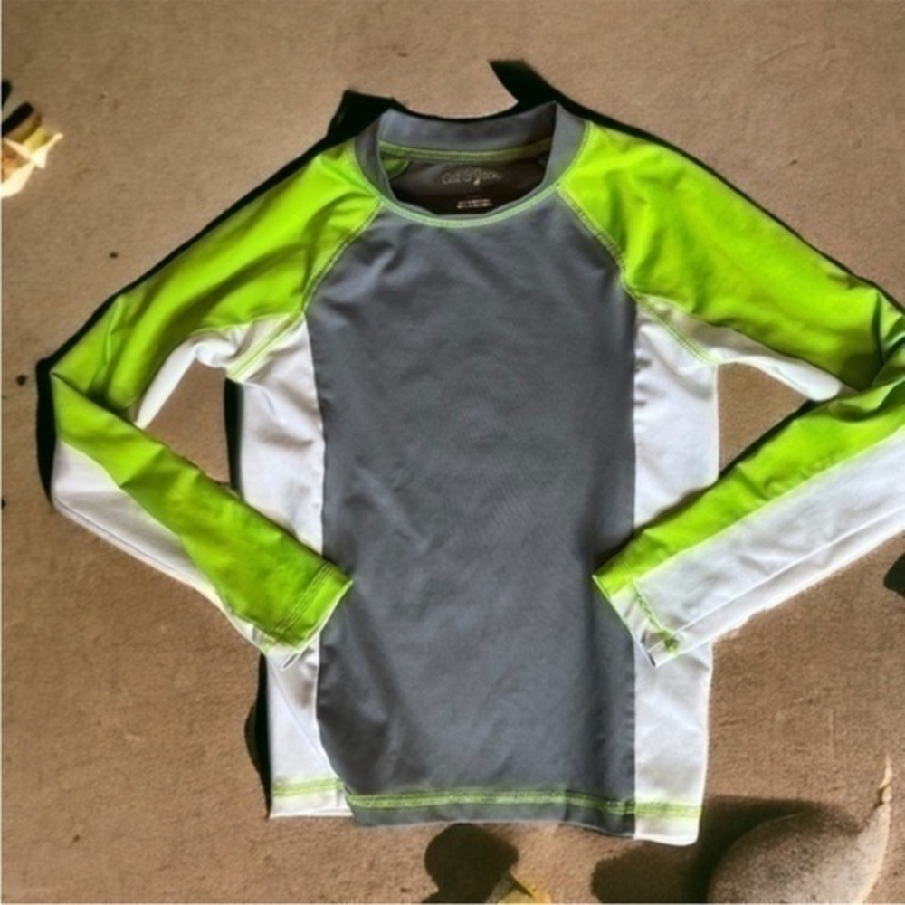Cat & Jack Color Block Rash Guard Top